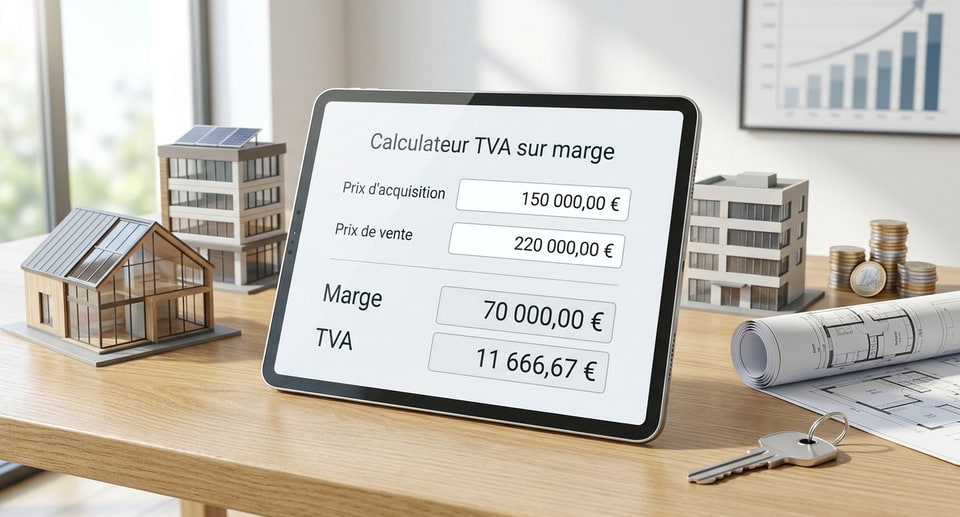 Calculateur tva marge : sécurisez vos profits immobiliers.